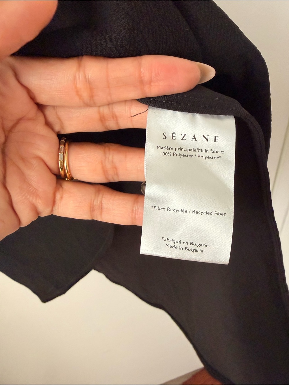 Sézane Lily Dress in Black - Picture 6 of 7